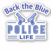 Sticker Cadeau de police (Devant)