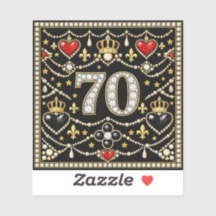Sticker Cadeau d'histoire de bijoux inspiré de Tudor pour