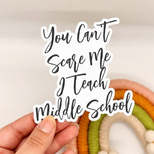 Sticker Cadeau drôle pour professeur de collège 