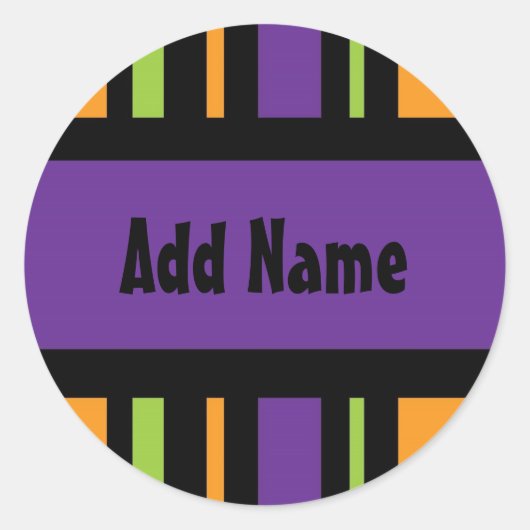 Sticker cadeau Halloween (Devant)