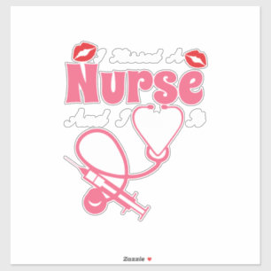Sticker Cadeau infirmière   J'Ai Baisé Une Infirmière Et J