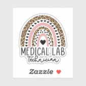 Sticker Cadeau MLT de technicien de laboratoire Médicale (Feuille)