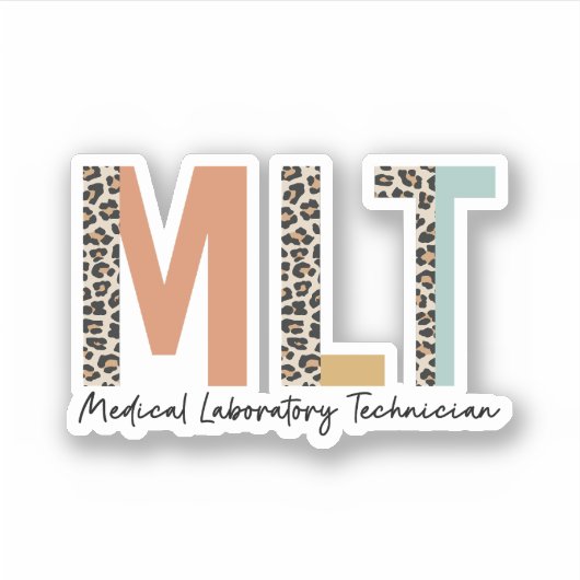 Sticker Cadeau MLT de technicien de laboratoire Médicale (Devant)