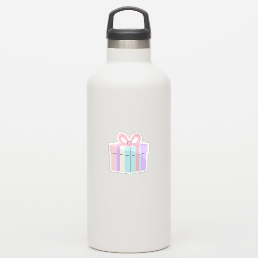 Sticker Cadeau Pastel (Gourde)