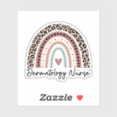 Sticker Cadeau Pour Infirmières En Dermatologie, Infirmièr (Feuille)