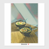 Sticker Cadeau Ramen japonais (Feuille)