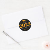 Sticker cadeau simple moderne 20__ graduation (Enveloppe)