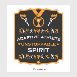 Sticker Cadeau sportif Adaptive Handicap