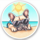 Sticker Cadeaux Bulldog français (Devant)