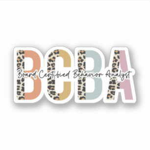Sticker Cadeaux d'analystes de comportement certifiés par