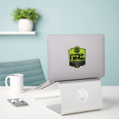 Sticker Cadeaux de camping à moto (Ordinateur portable sur le bureau)