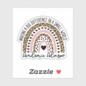 Sticker Cadeaux de conseiller universitaire (Feuille)