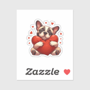 Sticker Cadeaux de la Saint-Valentin Pitbull