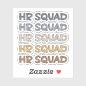 Sticker Cadeaux de l'équipe des ressources humaines de l'e (Feuille)