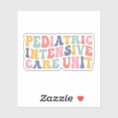 Sticker Cadeaux de soins infirmiers de l'Unité de soins in (Feuille)