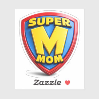 Sticker Cadeaux de Super Maman pour Super Mamans