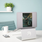 Sticker Cadeaux de vélo (Ordinateur portable sur le bureau)