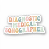 Sticker Cadeaux Médicales de sonographe diagnostique (Devant)
