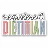 Sticker Cadeaux RD multicolores enregistrés (Devant)