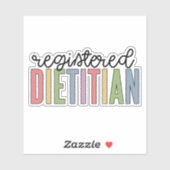 Sticker Cadeaux RD multicolores enregistrés (Feuille)