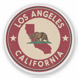 Sticker Cadeaux vintage Los Angeles, Californie