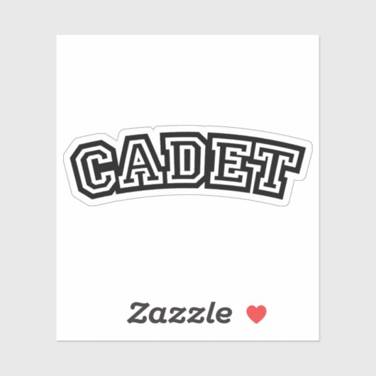 STICKER CADET (Feuille)