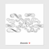 Sticker cadre-défilement-bordure (Feuille)