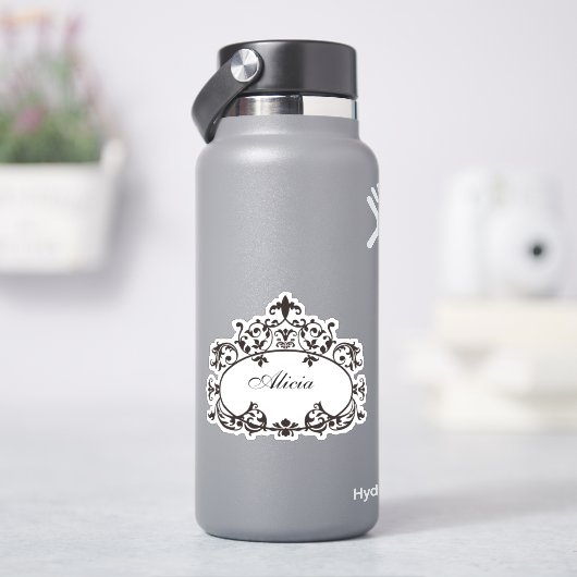 Sticker Cadre orné vintage (HydroFlask)