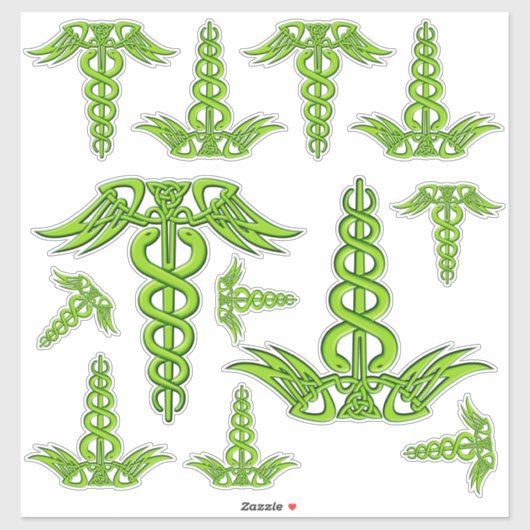Sticker Caduceus (Feuille)