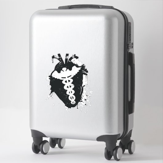 Sticker caduceus anatomic (Sur valise)