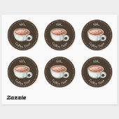 Sticker café Brown foncé (Feuille)