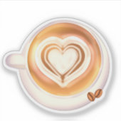 Sticker Café Cappuccino (Devant)