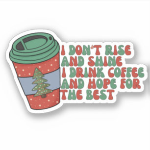 Sticker Café de Noël