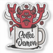 Sticker Café Demon (Devant)
