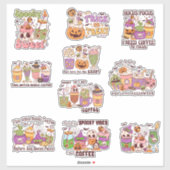 Sticker Café Halloween (Feuille)