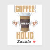 Sticker Café Holic (Feuille)