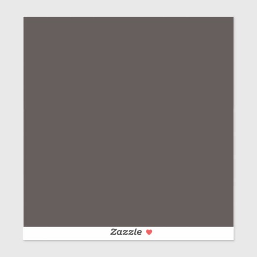 Sticker Café noir (couleur solide) (Feuille)