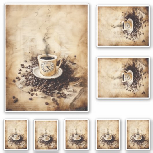 Sticker Café pour une tasse (Devant)