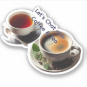 Sticker Café & Thé (Devant)