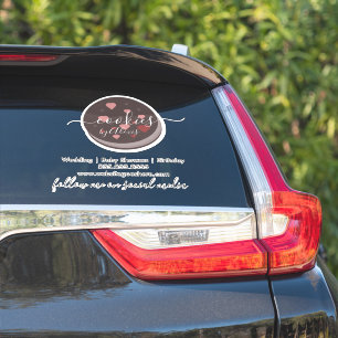 Sticker Cake Pop Cookies Logo Boulangerie Business Autocol