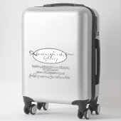 Sticker Cake Whisk Circulaire Logo Boulangerie Voiture d'a (Sur valise)