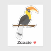Sticker Calao (Feuille)