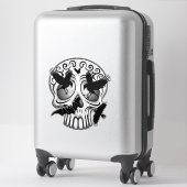 Sticker Calaveras décoratives Halloween (Sur valise)