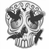 Sticker Calaveras décoratives Halloween (Devant)
