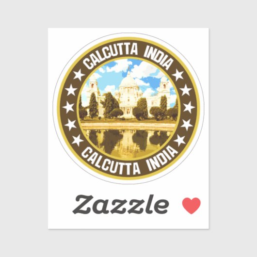 Sticker Calcutta (Feuille)
