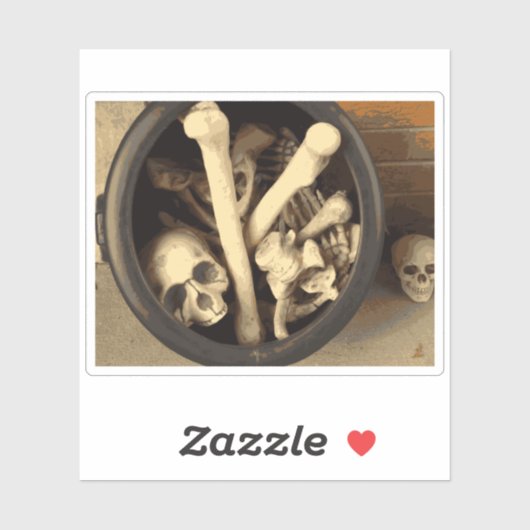 Sticker Caldron des os. (Feuille)