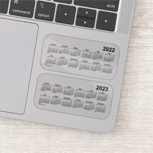 Sticker Calendrier 2022 Transparent 2023 par Janz