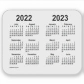 Sticker Calendrier de l'année scolaire 2022-2023 par Janz  (Devant)
