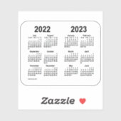 Sticker Calendrier de l'année scolaire 2022-2023 par Janz  (Feuille)