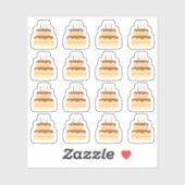 Sticker Calendrier de planification de rappel de fête d'an (Feuille)